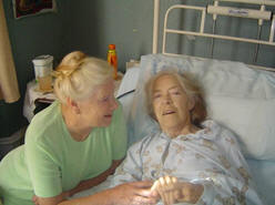 sick elderly lady