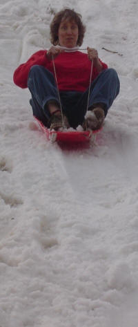 Tobogganing